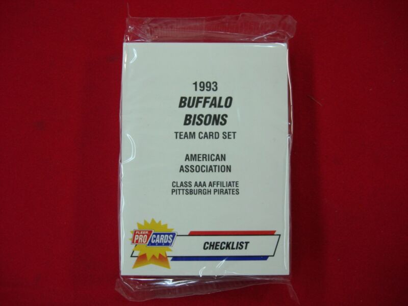 1993 Fleer ProCards Buffalo Bisons Team Set