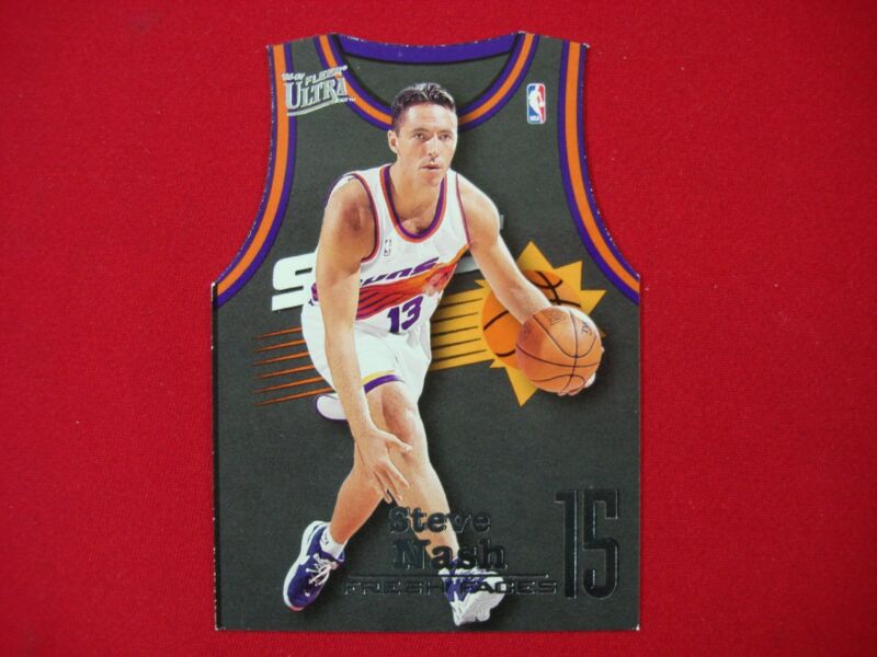 1996-97 Fleer Ultra Steve Nash Rookie Card - Fresh Faces Die-Cut #8 Phoenix Suns PSA Graded