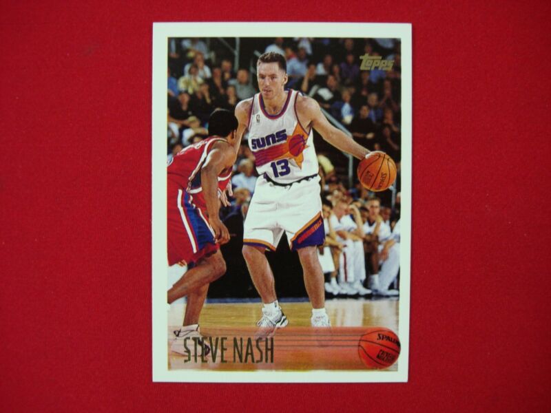1996-97 Topps Steve Nash Rookie Card #182 (RC) Phoenix Suns - PSA Graded Gem Mint