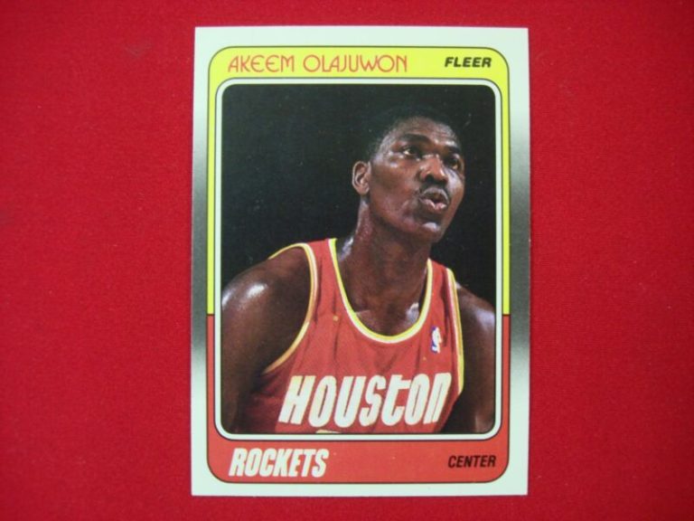1988-89 Fleer Hakeem Olajuwon Rookie Card #53