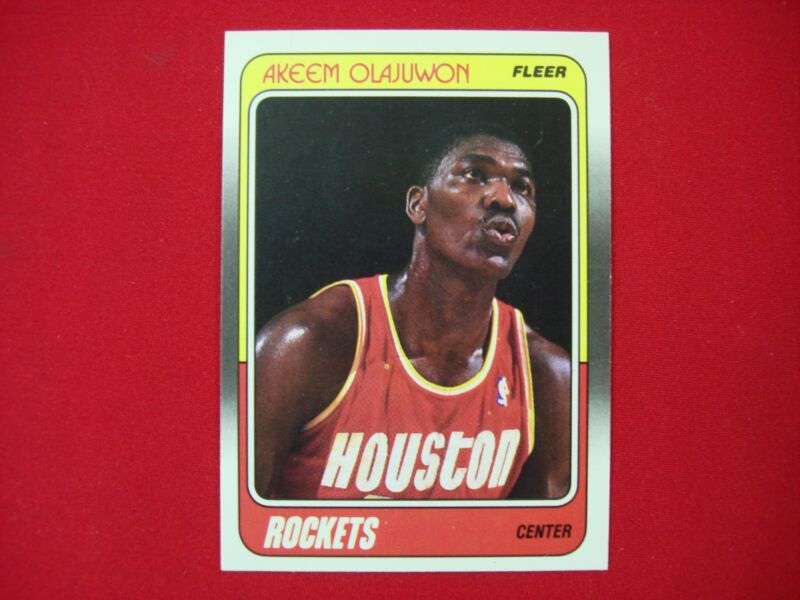1988-89 Fleer Hakeem Olajuwon Rookie Card #53