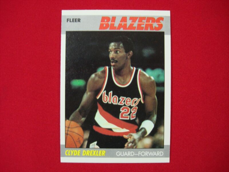 1987-88 Fleer Clyde Drexler #30 Portland Trail Blazers Basketball Card, PSA Graded