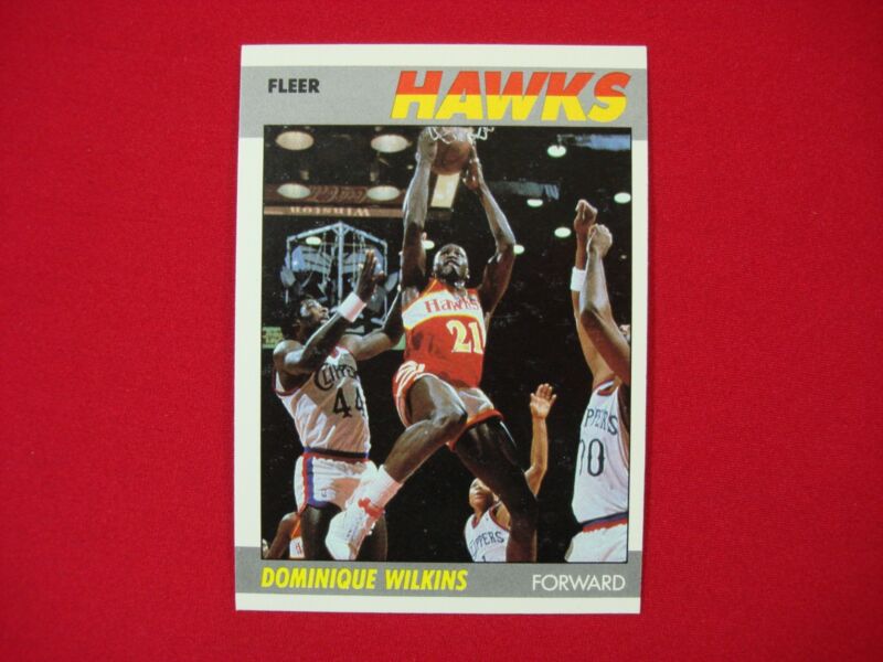 1987-88 Fleer Dominique Wilkins Rookie Card #118