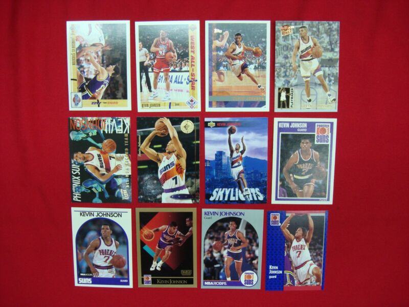 Kevin Johnson Phoenix Suns Basketball Card Lot