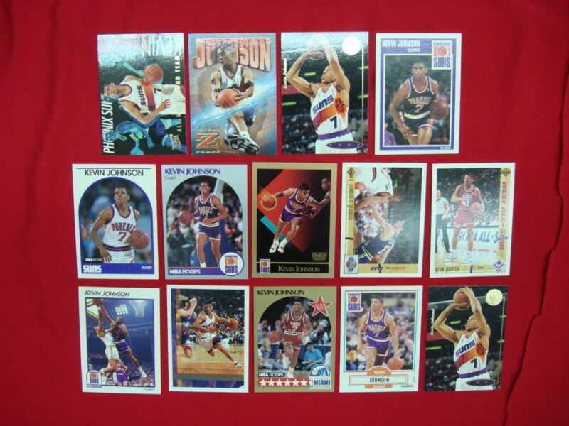 Kevin Johnson Phoenix Suns basketball card lot
