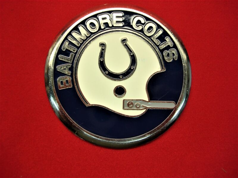 Vintage 1970 Baltimore Colts 3 Inch Logo Medallion