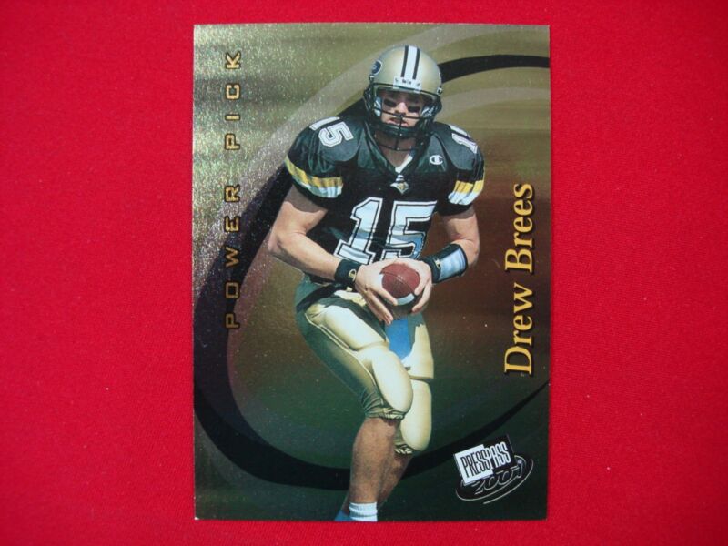 2001 Press Pass Drew Brees Rookie Card (#46 RC)