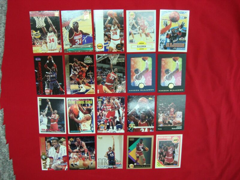 Hakeem Olajuwon basketball card collection