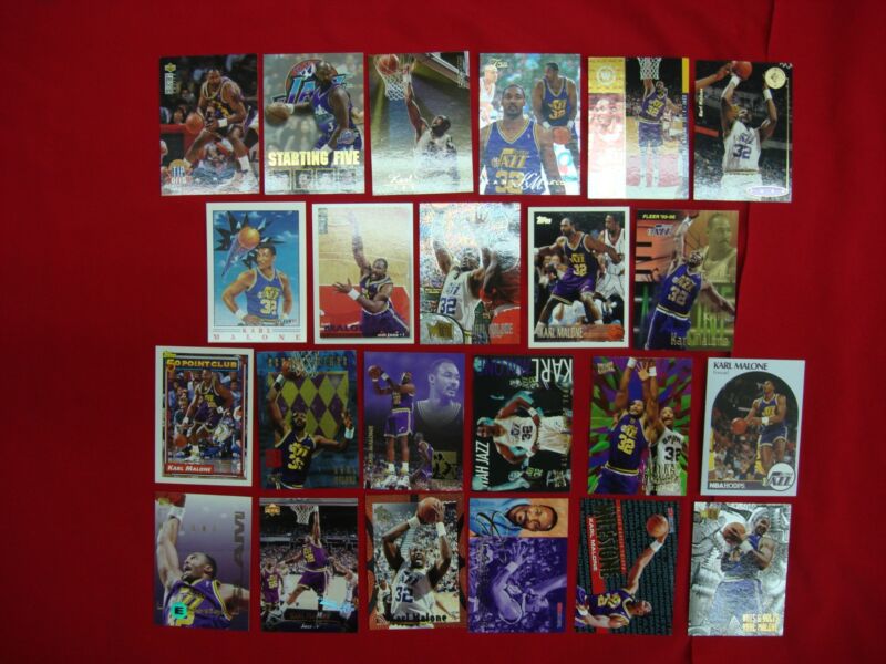 Karl Malone Basketball Card Collection