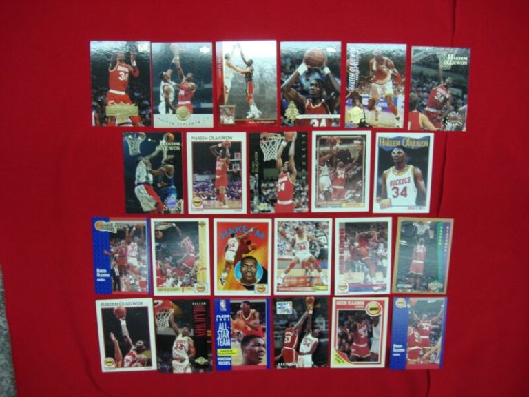 Hakeem Olajuwon basketball card collection