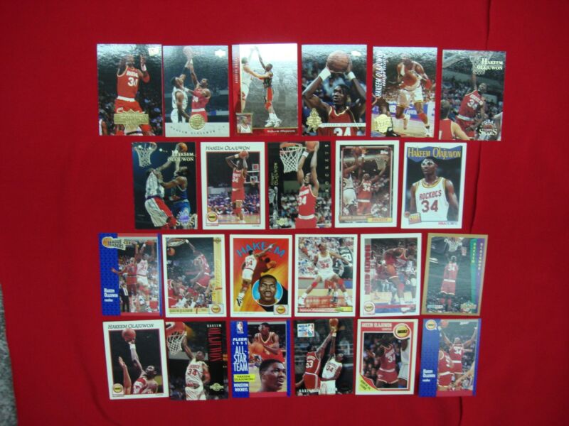 Hakeem Olajuwon basketball card collection