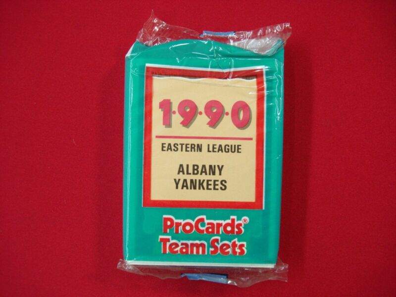 1990 Albany Yankees ProCards MiLB Team Set with Bernie Williams rookie card