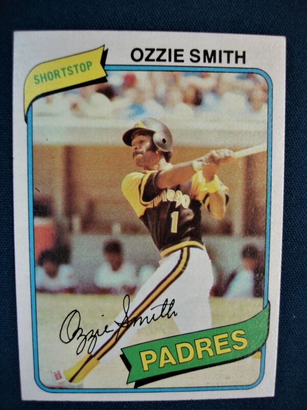 1980 Topps Ozzie Smith Rookie Card - San Diego Padres #393