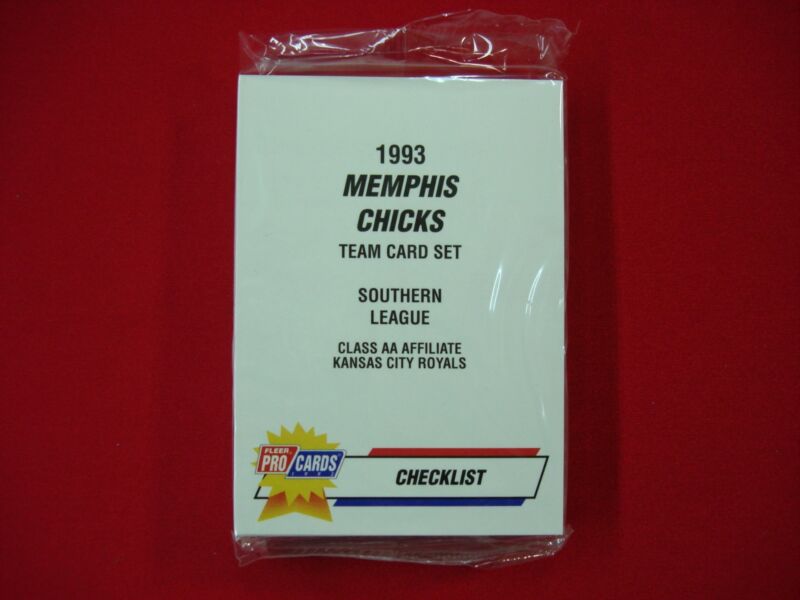1993 Fleer ProCards Memphis Chicks Team Set - Factory Sealed Minor League Baseball