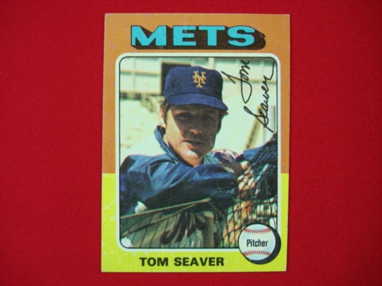 1975 Topps Tom Seaver Baseball Card #370 - New York Mets