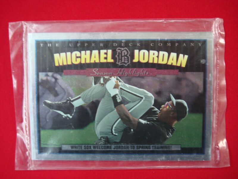 1994 Upper Deck Michael Jordan Baseball Highlights Jumbo Set (5 Cards) - Factory Sealed