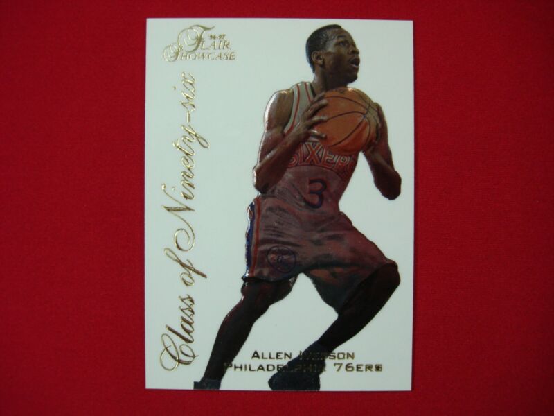 1996-97 Flair Showcase Allen Iverson Rookie Card #10 RC