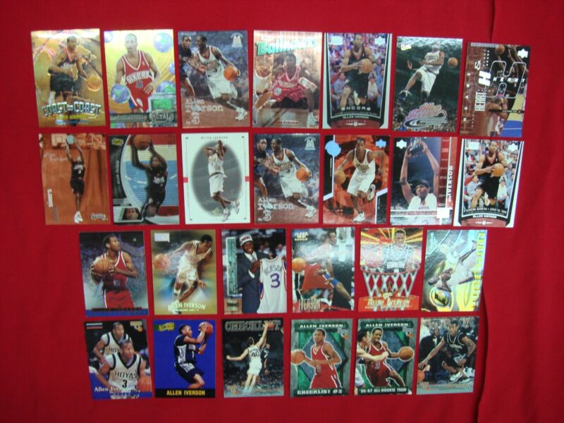 Allen Iverson basketball card collection