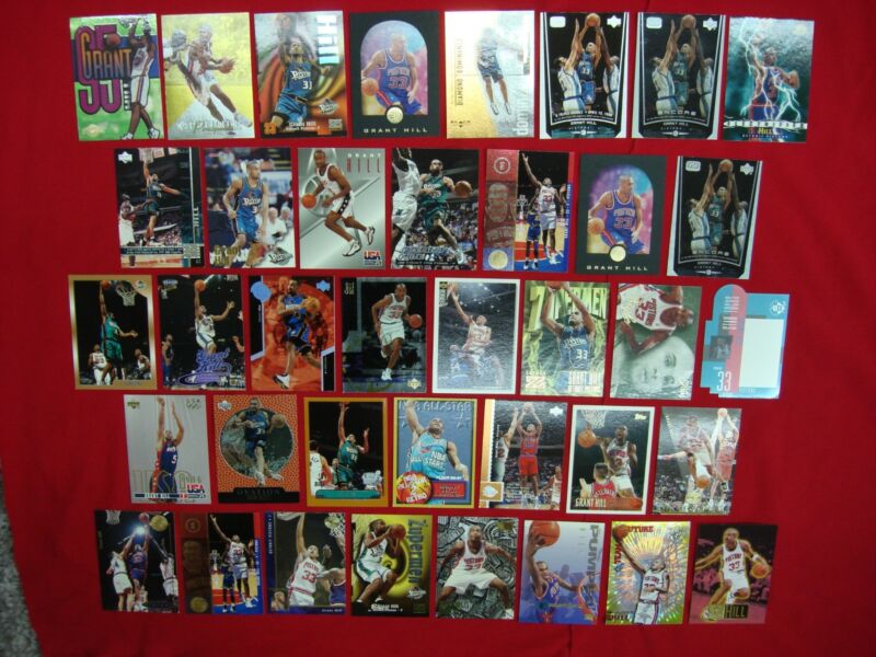 Grant Hill Rookie Card Lot - 38 Cards