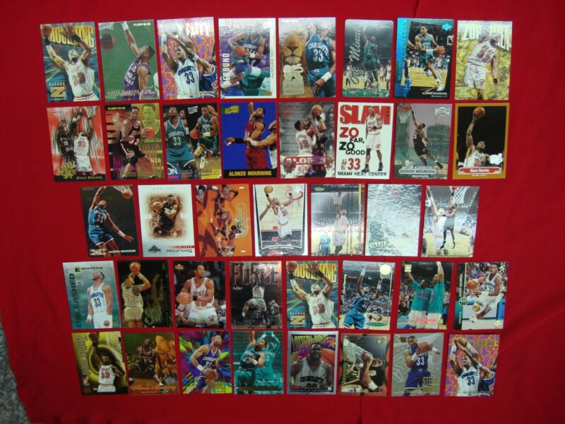Alonzo Mourning basketball card collection