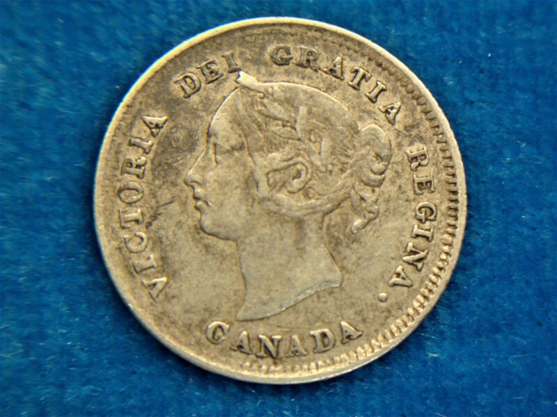 1880 Canada 5 Cent Coin