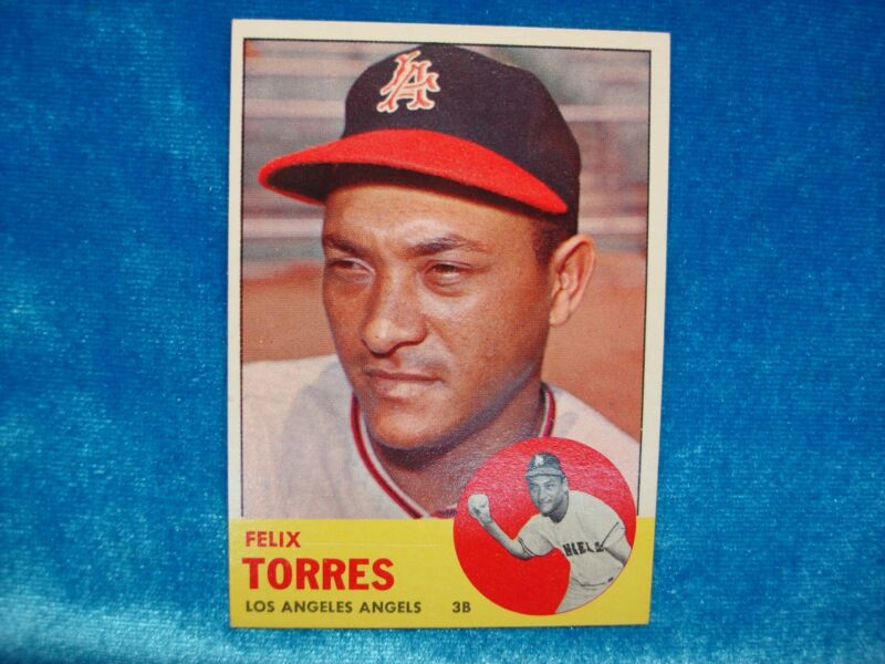 1963 Topps Felix Torres Baseball Card #482