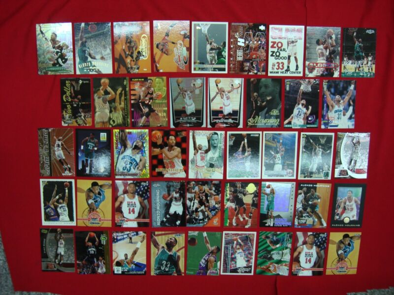 Alonzo Mourning Basketball Card Collection