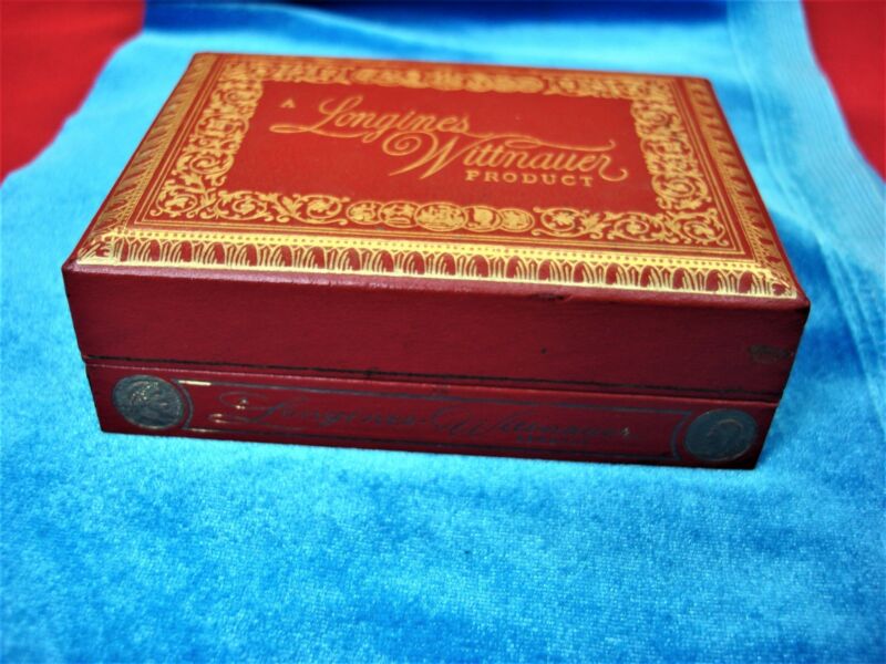 Vintage LONGINES WITTNAUER Wristwatch Box - Multi-Purpose Clam Shell Storage Case