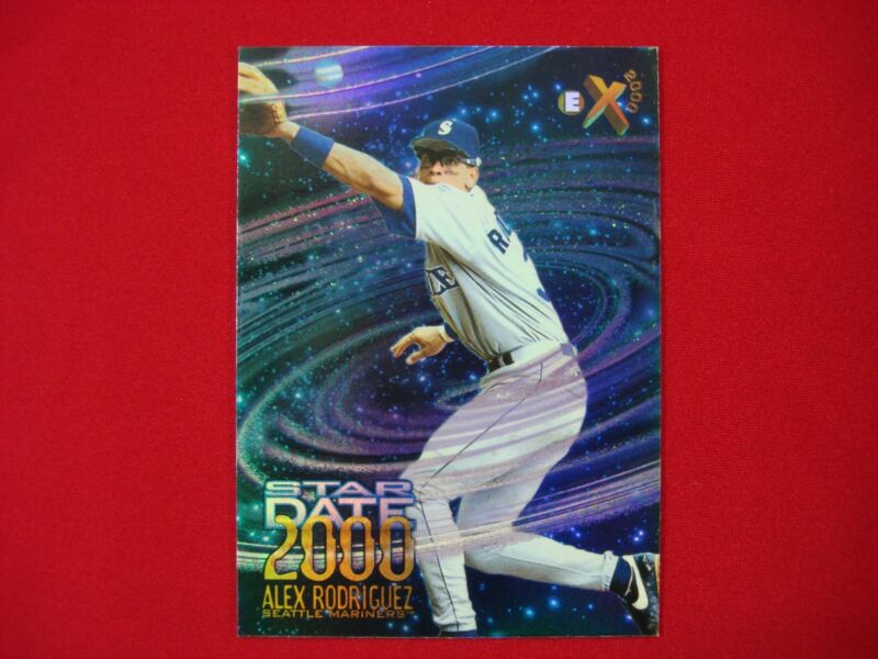 1997 Fleer Ex-2000 Alex Rodriguez Star Date #1 Seattle Mariners Baseball Card