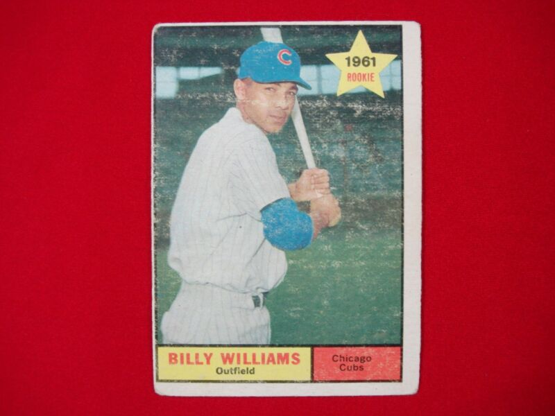 1961 Topps Billy Williams Rookie Card #14 RC Chicago Cubs - Gem Mint Condition