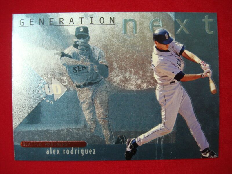 1997 Upper Deck UD3 Alex Rodriguez #GN1 Mariners Rookie Card - Generation Next Insert