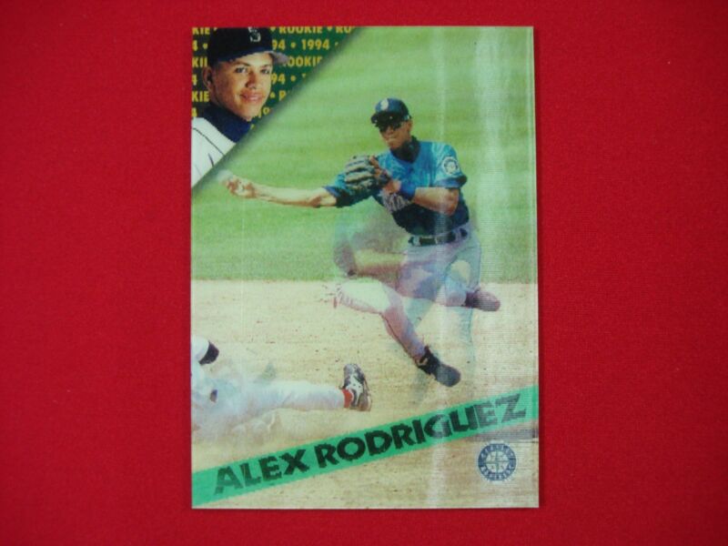 1994 Pinnacle SportFlics Alex Rodriguez Rookie Card #148, Seattle Mariners - Graded Gem