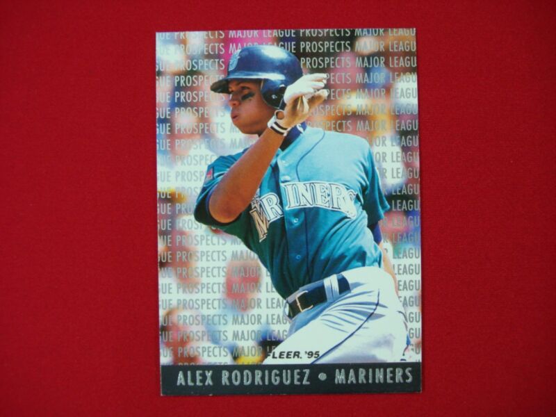 1995 Fleer Major League Prospects Alex Rodriguez #10 Mariners Baseball Card - PSA Graded