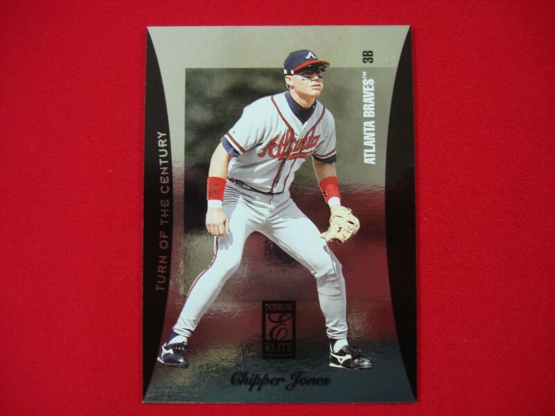 Chipper Jones 1997 Donruss Elite Turn of the Century Baseball Card