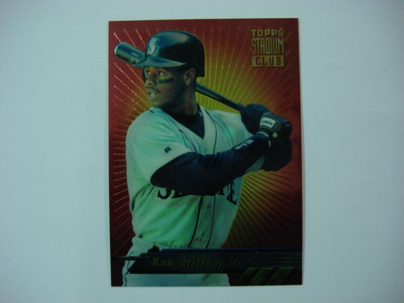 1994 Topps Stadium Club Finest Ken Griffey Jr. #5 Seattle Mariners Baseball Card