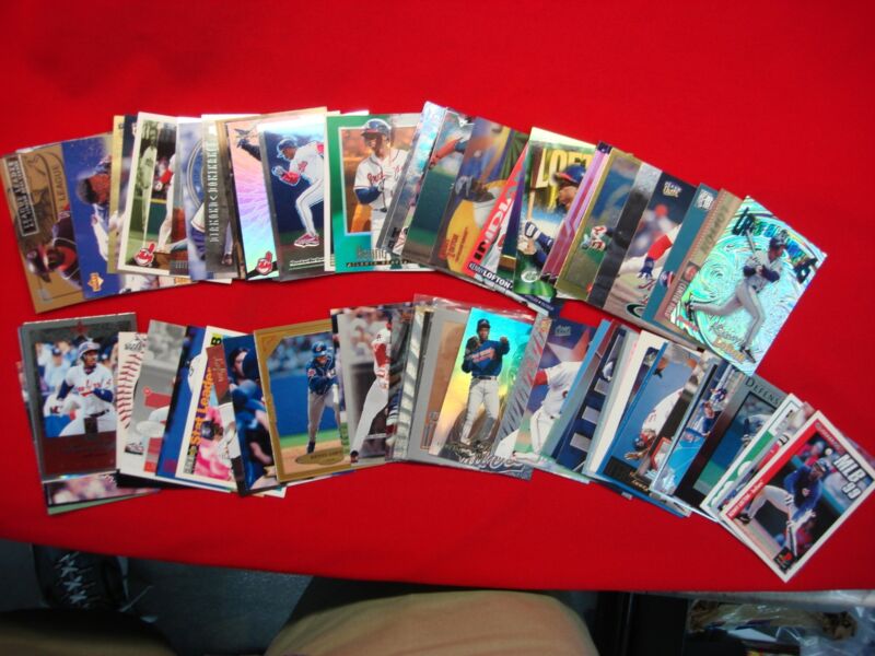 Kenny Lofton Atlanta Braves Card Lot (75+ Cards) - Rare Insertions & Base Cards