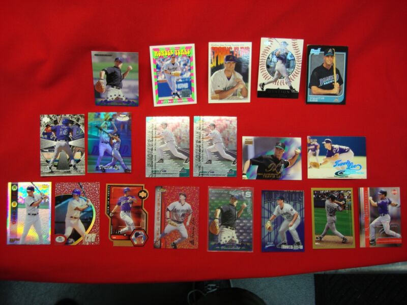 Travis Lee Arizona Diamondbacks Baseball Card Lot