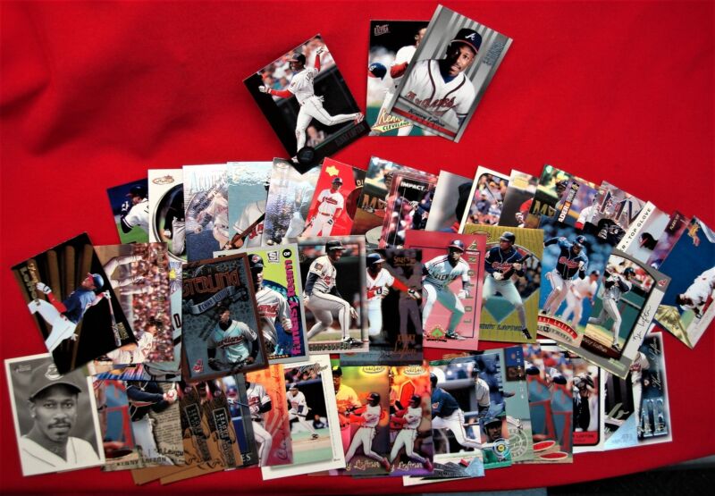 Kenny Lofton Baseball Card Collection