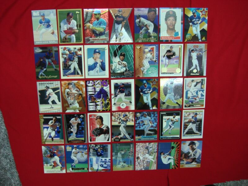 Roberto Alomar baseball card collection