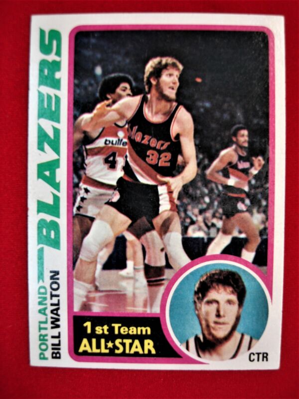 1978-79 Topps Bill Walton #1 Portland Trail Blazers Basketball Card