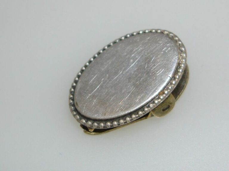 Vintage G.C. Hudson Co. Arts & Crafts Sterling Silver Tie Clip