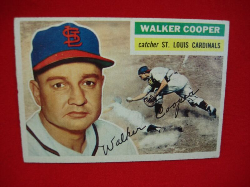 1956 Topps Baseball Card #273 Walker Cooper St. Louis Cardinals Catcher