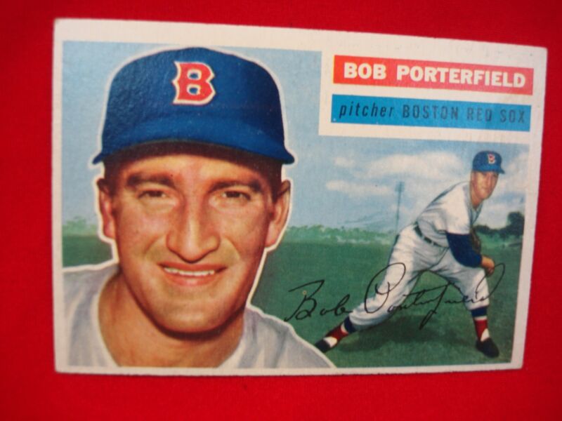1956 Topps Baseball Card #248 of Bob Porterfield playing for the Boston Red Sox