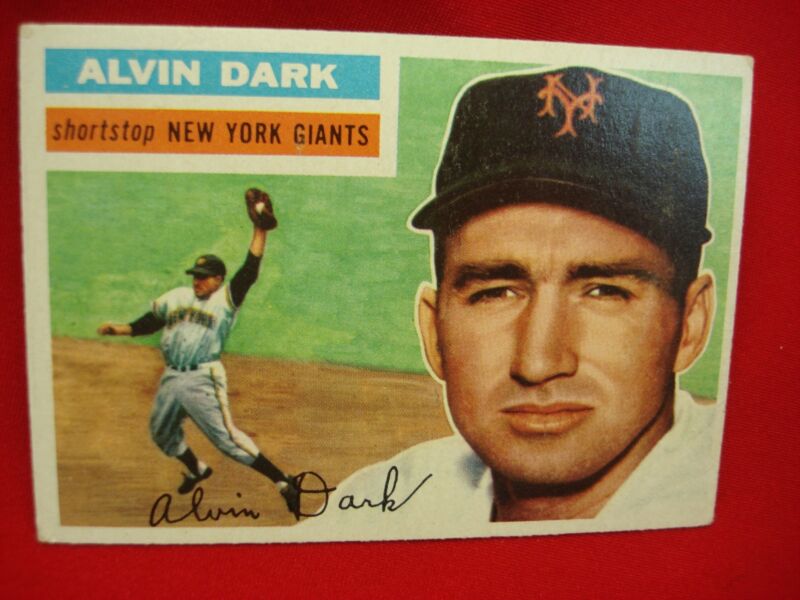 1956 Topps Baseball Card #148 Alvin Dark NY Giants