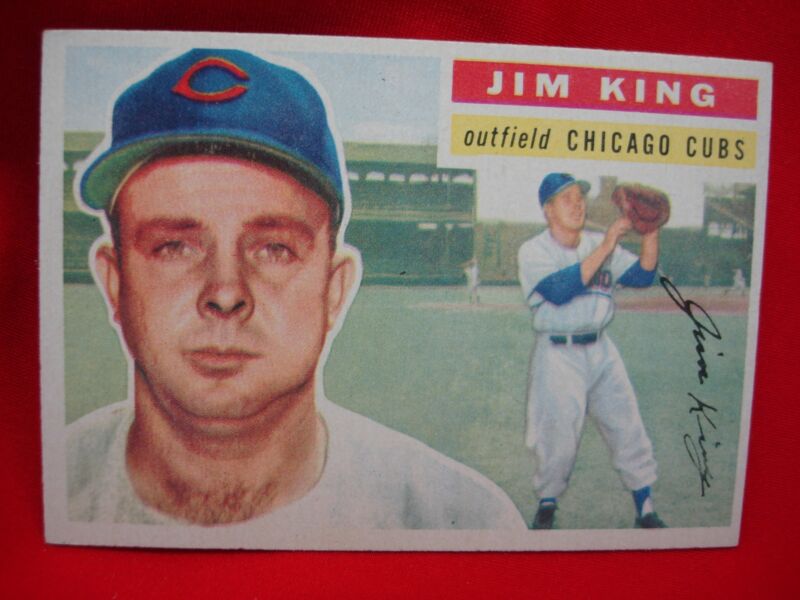 1956 Topps Baseball Card #74 Jim King Chicago Cubs Outfield