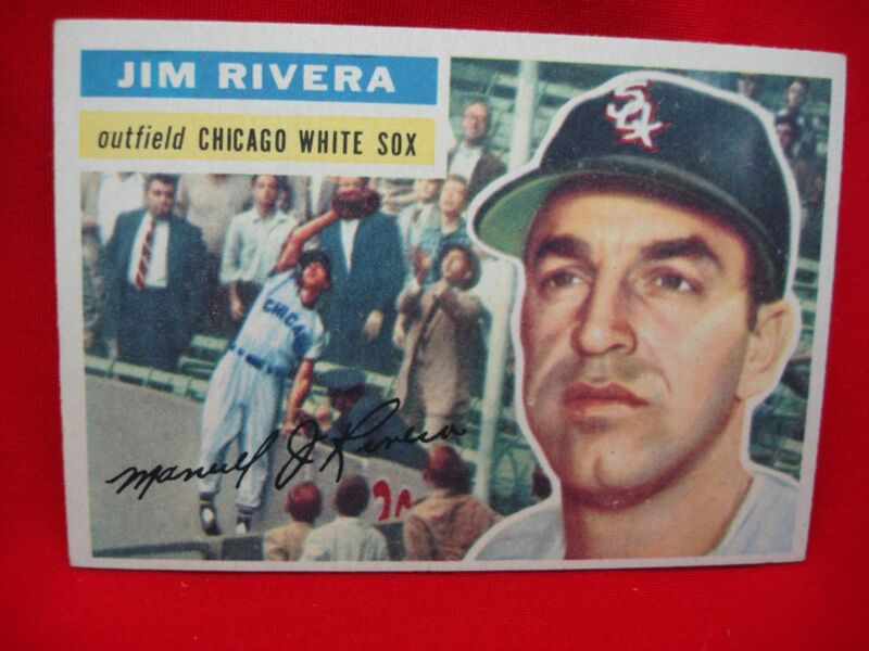 1956 Topps Jim Rivera #70 Chicago White Sox Baseball Card