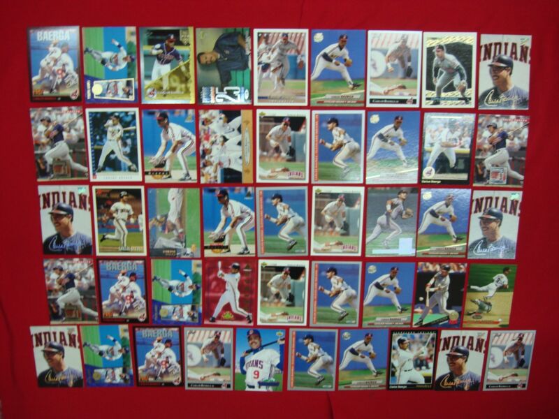 Vintage Carlos Baerga Baseball Card Lot