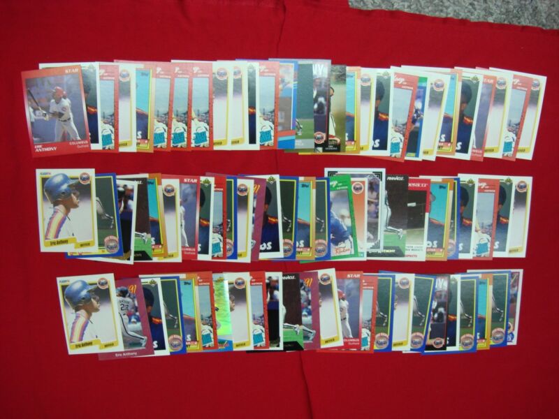 Eric Anthony Baseball Card Lot