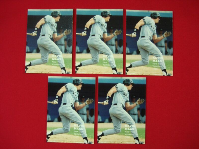 Kevin Maas 1990 Rookies Superstars MVP Baseball Card Lot of 5 (Yankees #6)