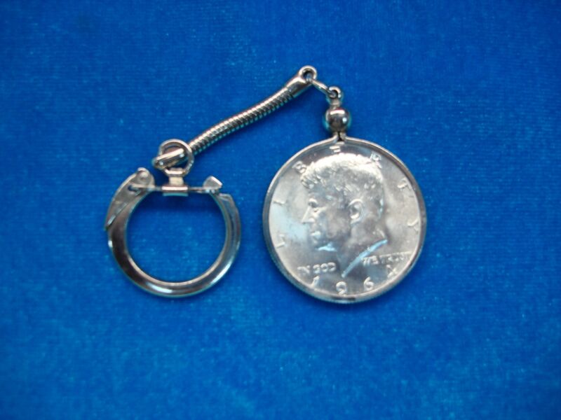 Vintage 1964 Kennedy Half Dollar Keychain